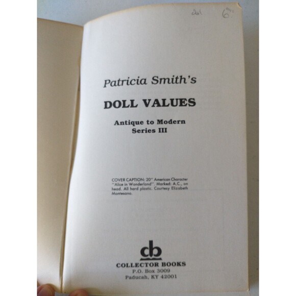 1983 Patricia Smith's Doll Values Antique to Modern Third Series Softcover Book - Picture 4 of 4